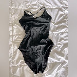 Aerie black med long swimsuit